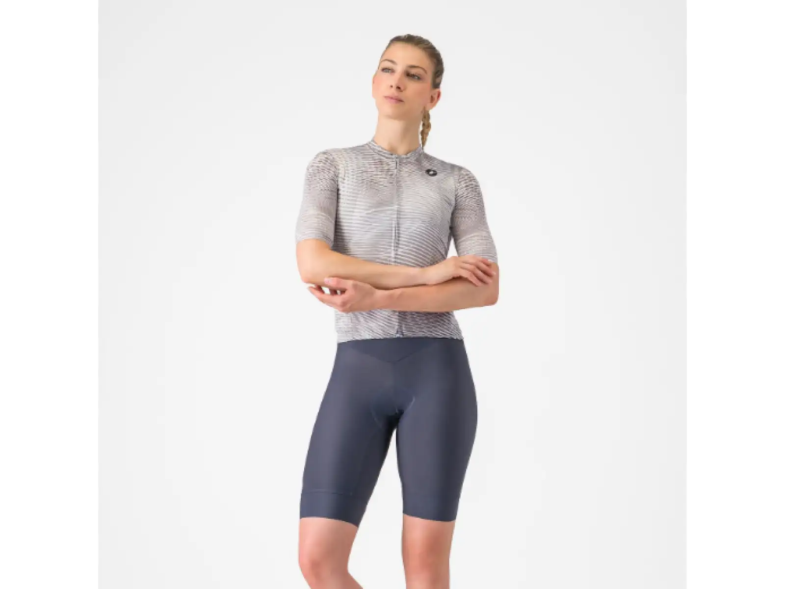 Castelli Prima 2 DT Damen-Trägerhose Twilight Blue/Hibiscus