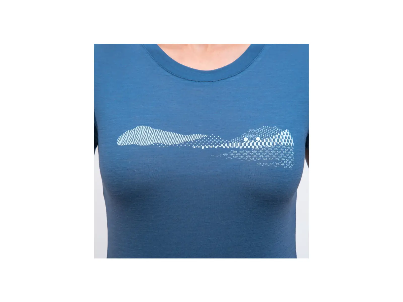 Sensor Merino Air Hills Damen T-Shirt Kurzarm Riviera Blue
