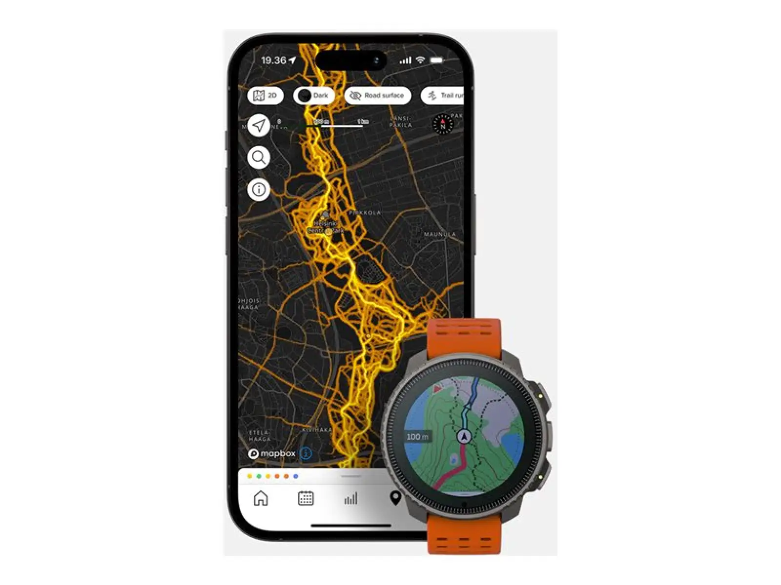 Suunto Vertical Titanium Solar Smartwatch Canyon