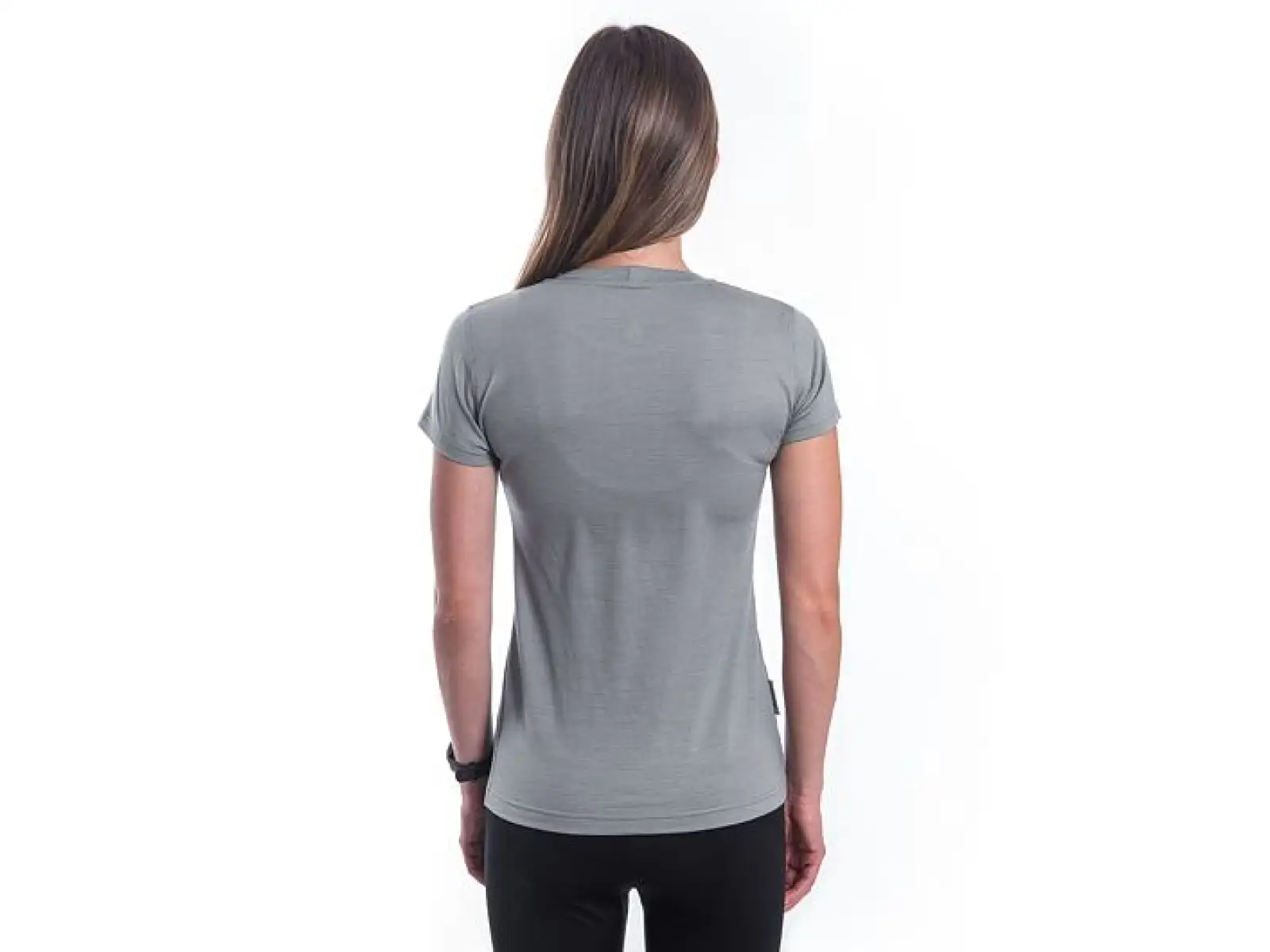Sensor Merino Active Fox Damen T-Shirt kurzarm grau