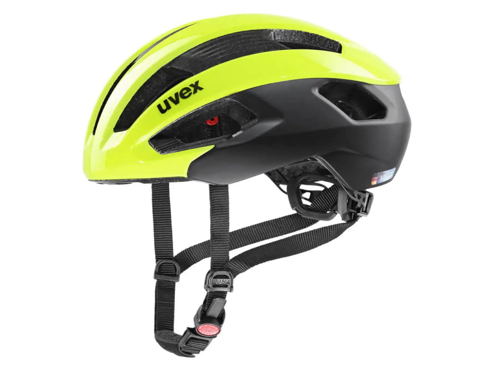 Uvex Rise CC Helm Neon Yellow/Black Matt