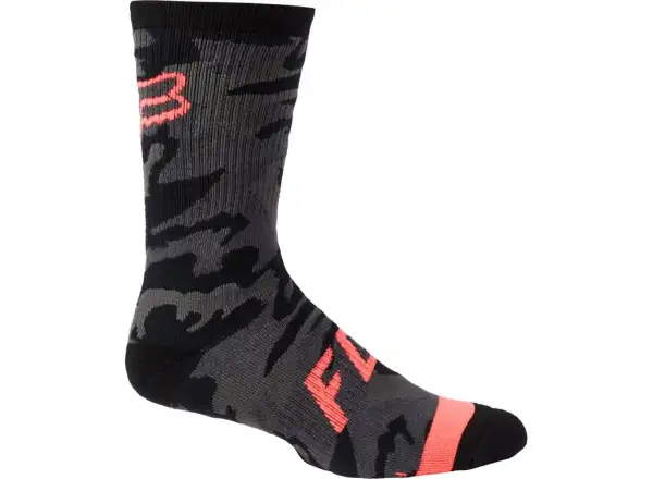Fox 8" Defend Socken Schwarz Camo