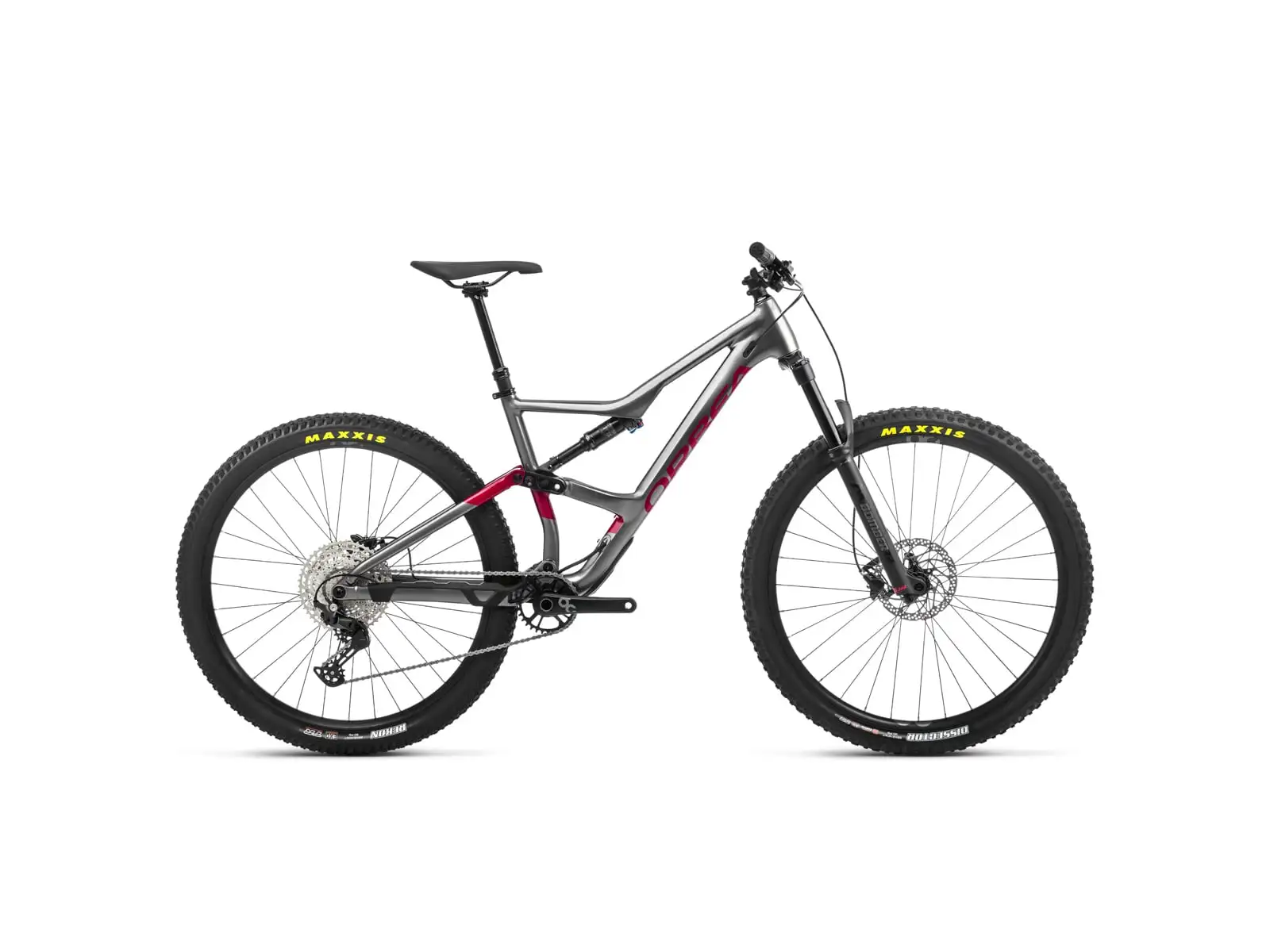 Orbea Occam H30 29 vollgefedertes Mountainbike grau-rot