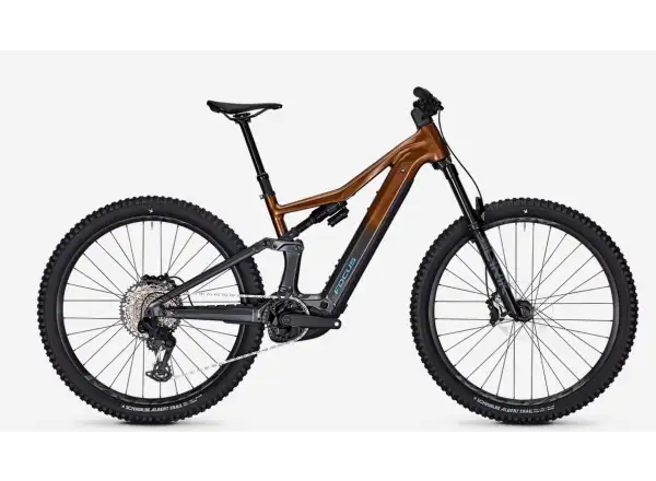 Focus JAM2 6.8 600 Wh Elektro-Mountainbike Goldbrown / Diamondblack