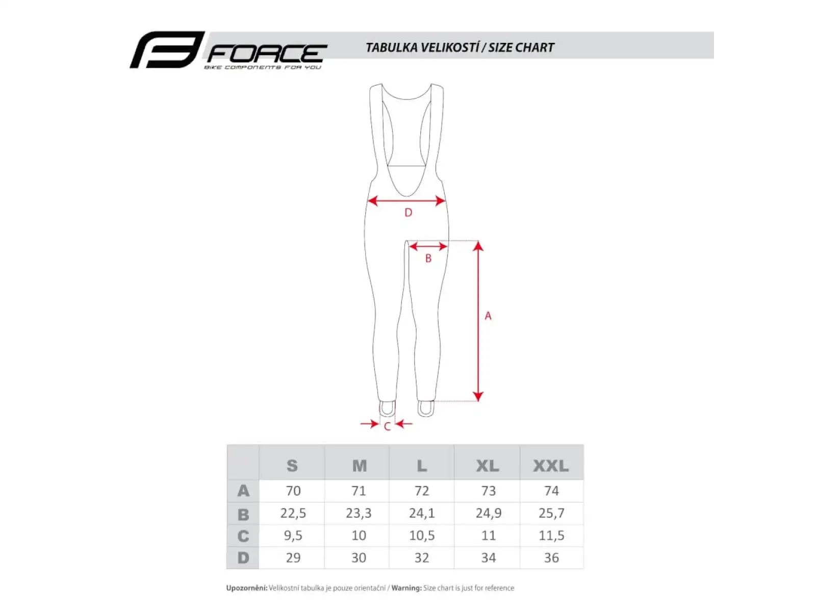 Force Brisk Damenhose ohne Einlage Schwarz-Rot