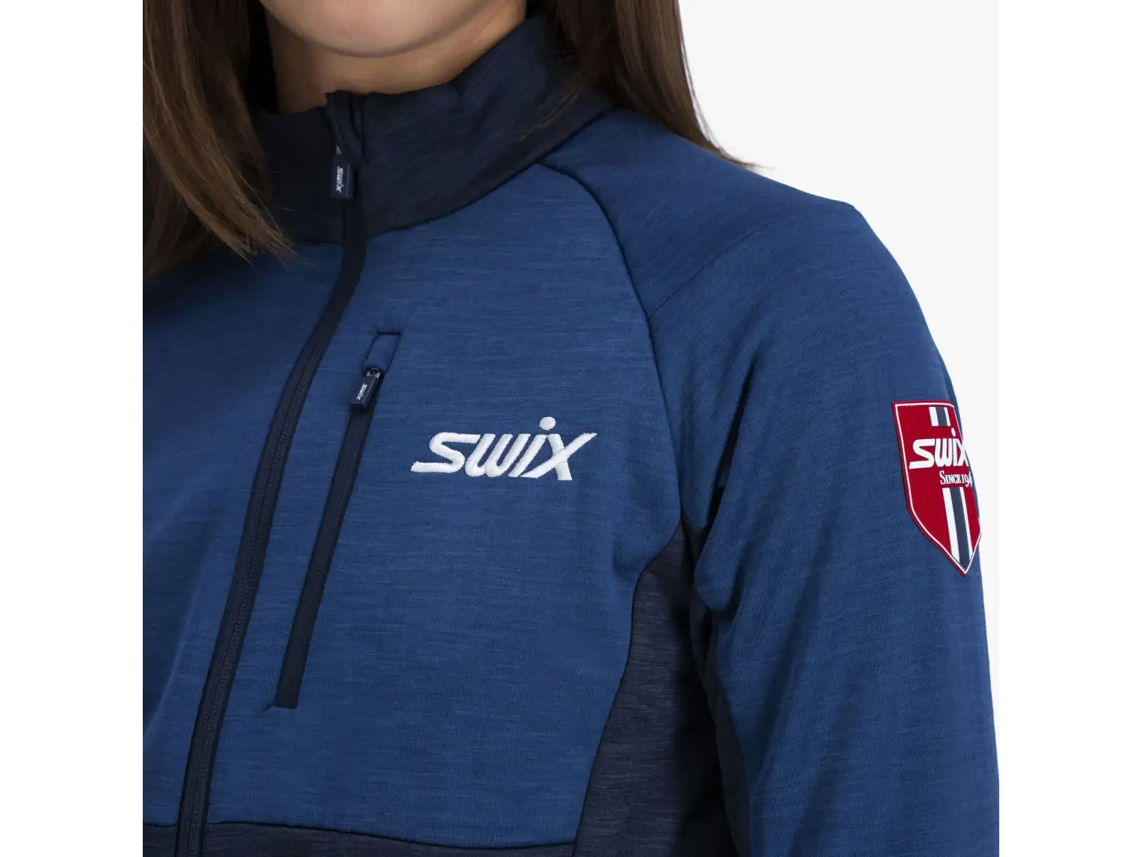 Swix Infinity Midlayer Damenpullover Lake Blue