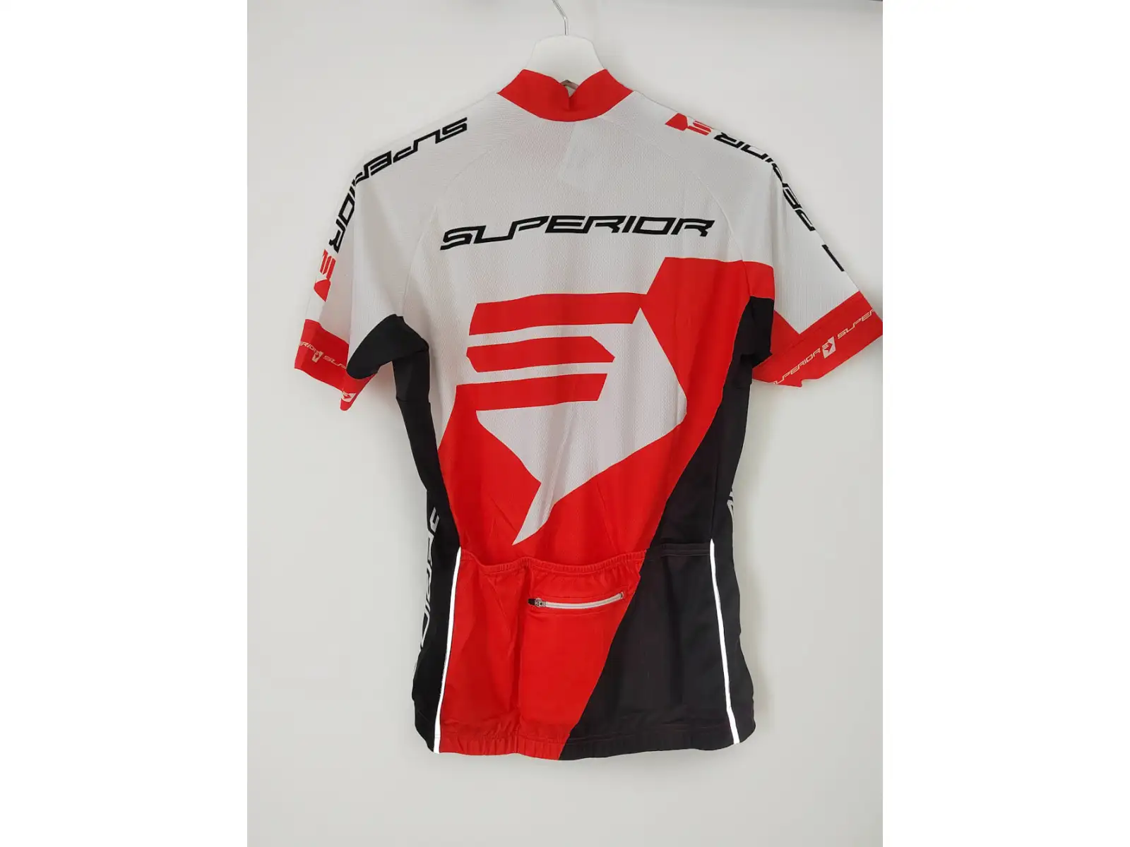 Superior Race Damen Kurzarmtrikot  weiß/rot