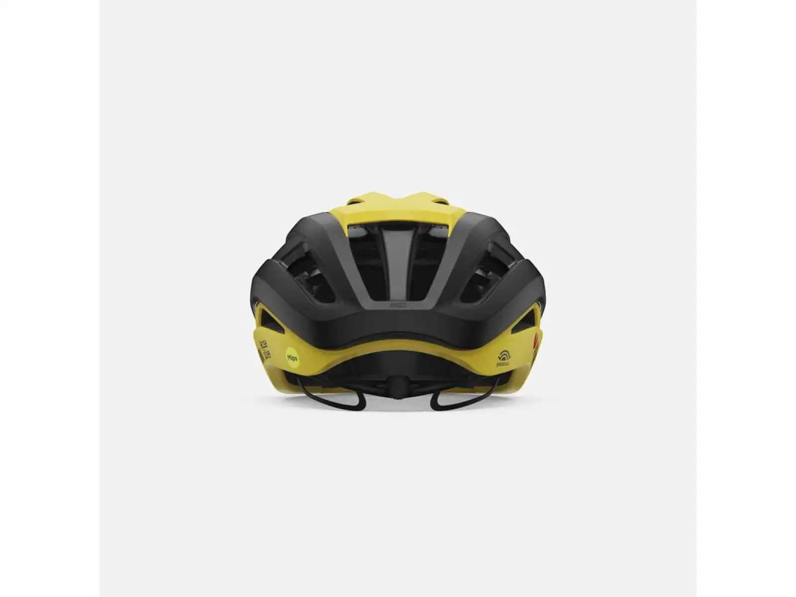 GIRO Aries Spherical Helm Mattschwarz/Gelb Visma