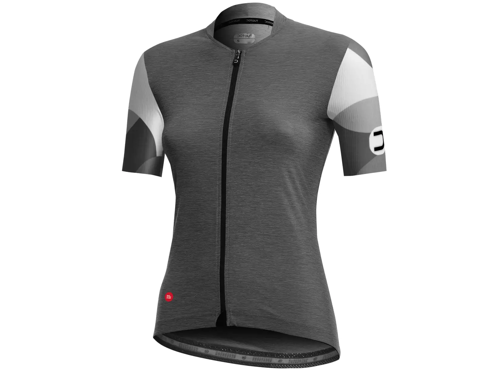 Dotout Path 2.0 Damen Trikot Kurzarm Dark Grey Melange