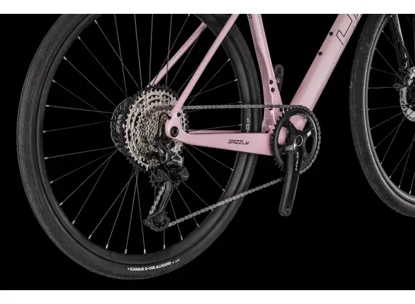 4Ever Grizzly Elite Gravelbike coral / black