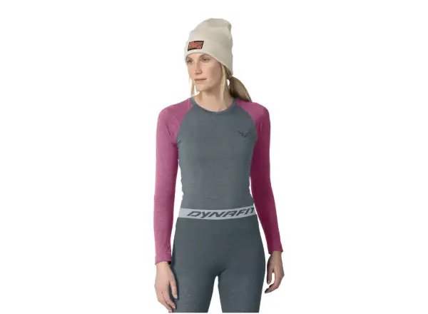 Dynafit Tour Light Merino Damen Langarmshirt Magenta