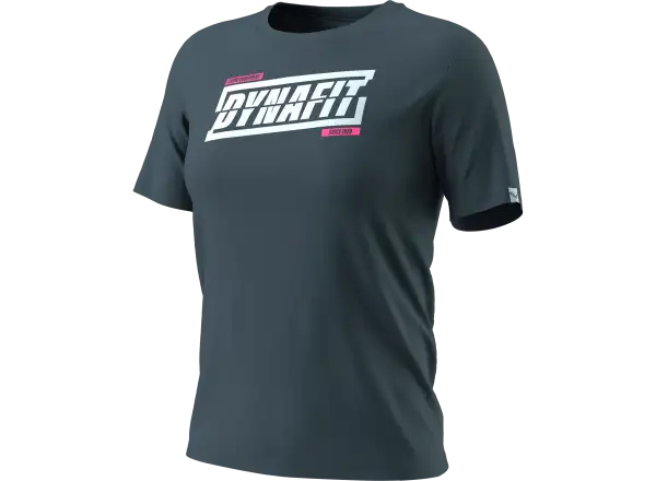 Dynafit Graphic Cotton Damen T-Shirt Kurzarm Nimbus/First Track