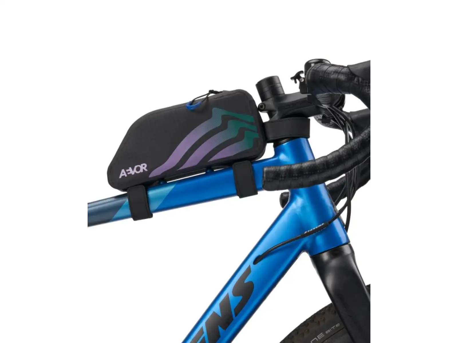 Aevor Top Tube Pack Road Proof Tasche für den oberen Rahmen. 1 l Trinkflasche Night Rider.