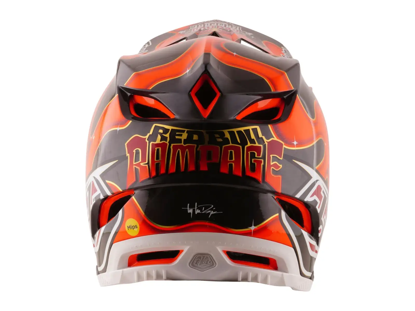 Troy Lee Designs D4 Carbon Red Bull Rampage Helm Dreamland Black