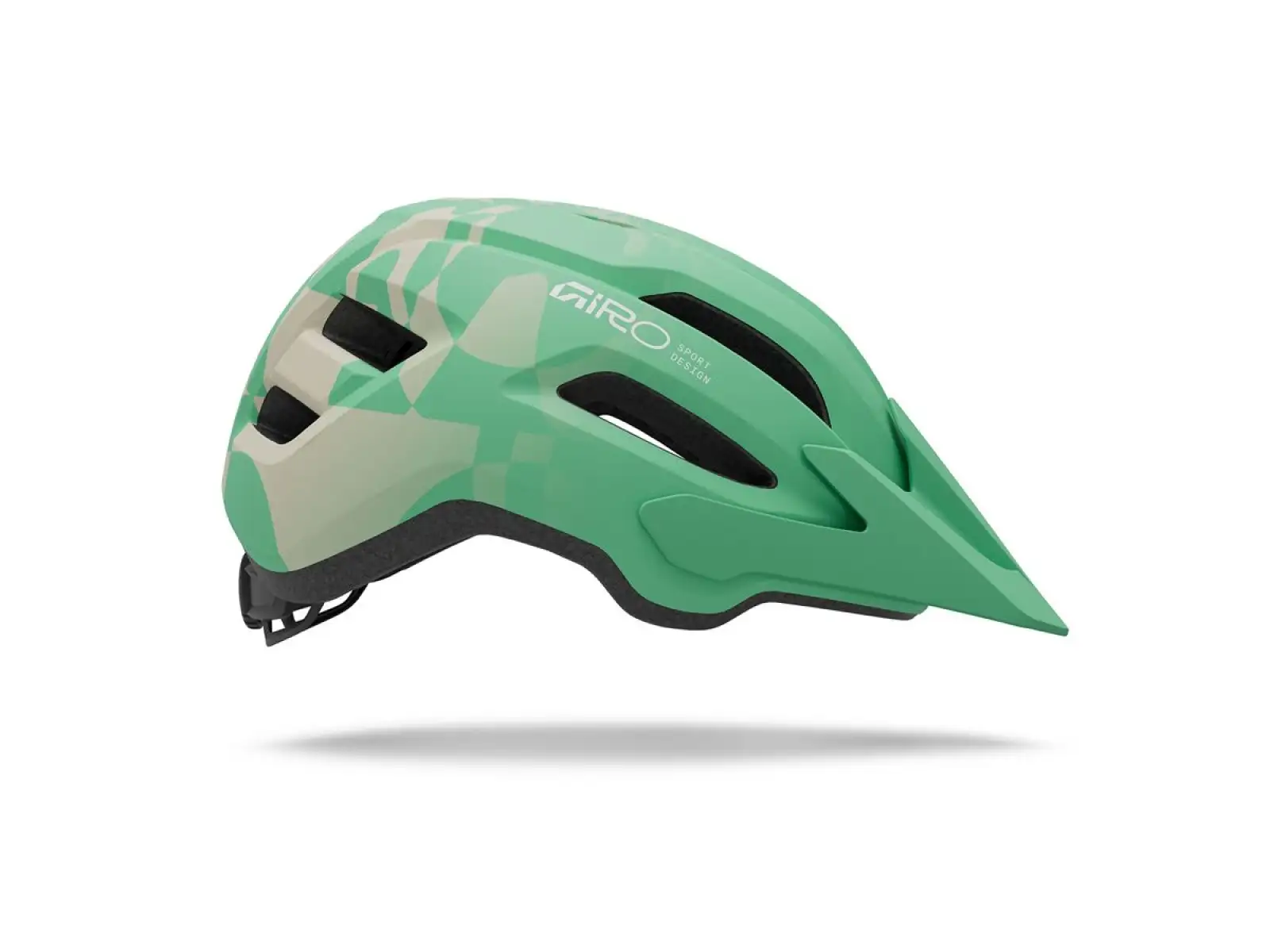 Giro Fixture II Youth Kinderhelm Mat Green Rush