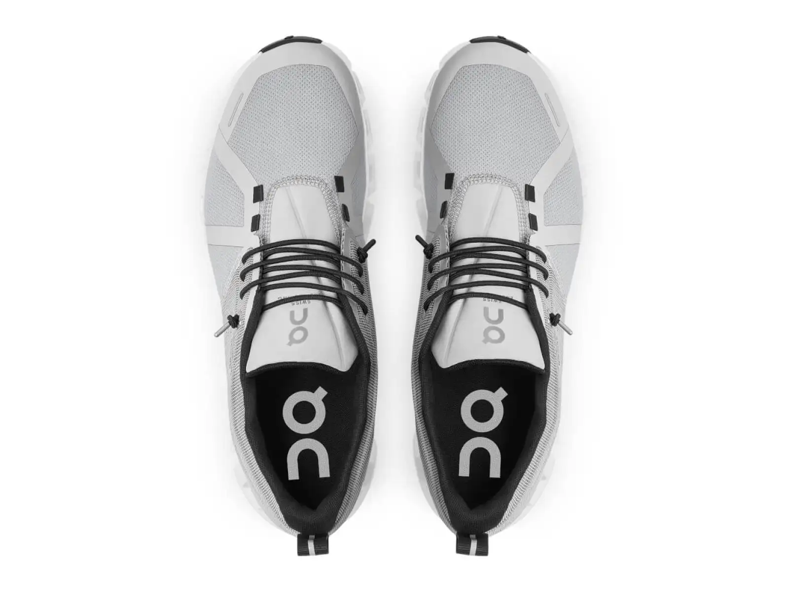 On Cloud 5 Waterproof Damen-Laufschuh Glacier/White