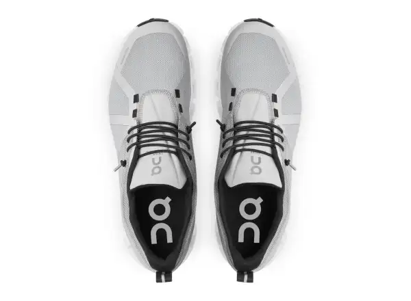 On Cloud 5 Waterproof Damen-Laufschuh Glacier/White