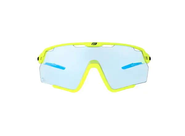 Force Cyclone Fahrradbrille schwarz fluo/blaues photochromatisches Glas