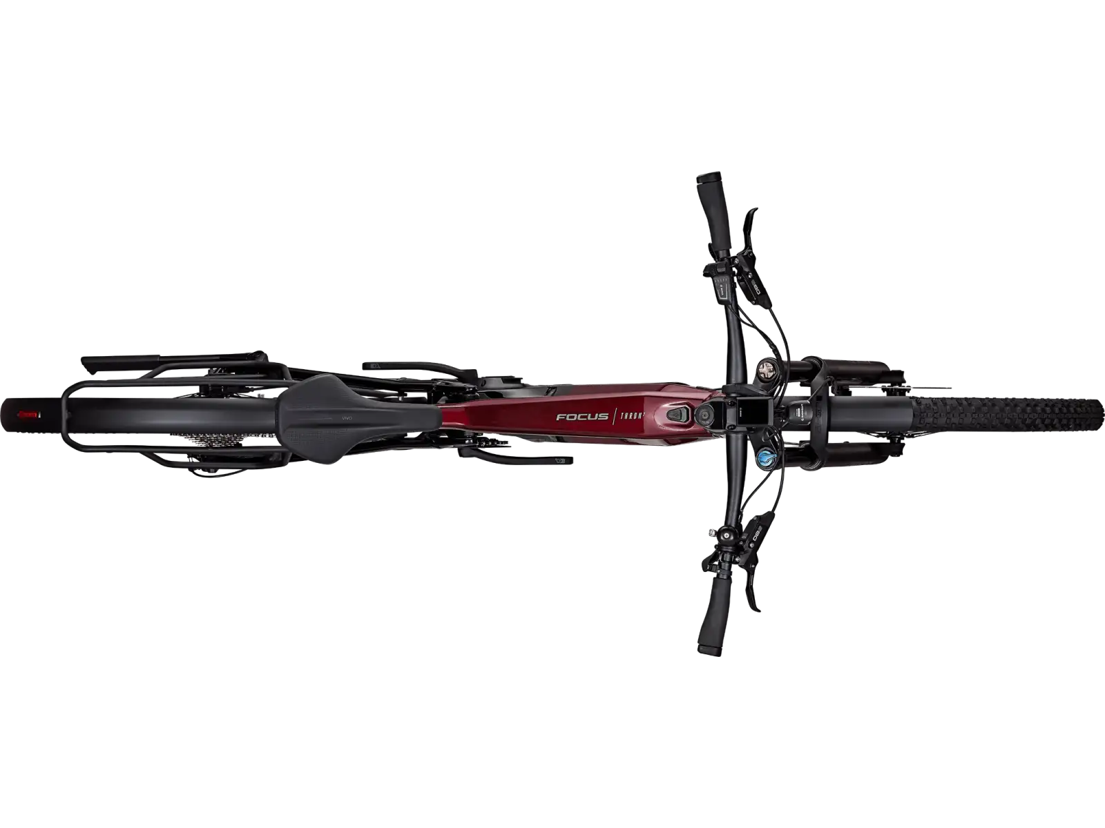Elektrofahrrad Focus Thron2 6.8 EQP 625Wh mahagonirot/schwarz