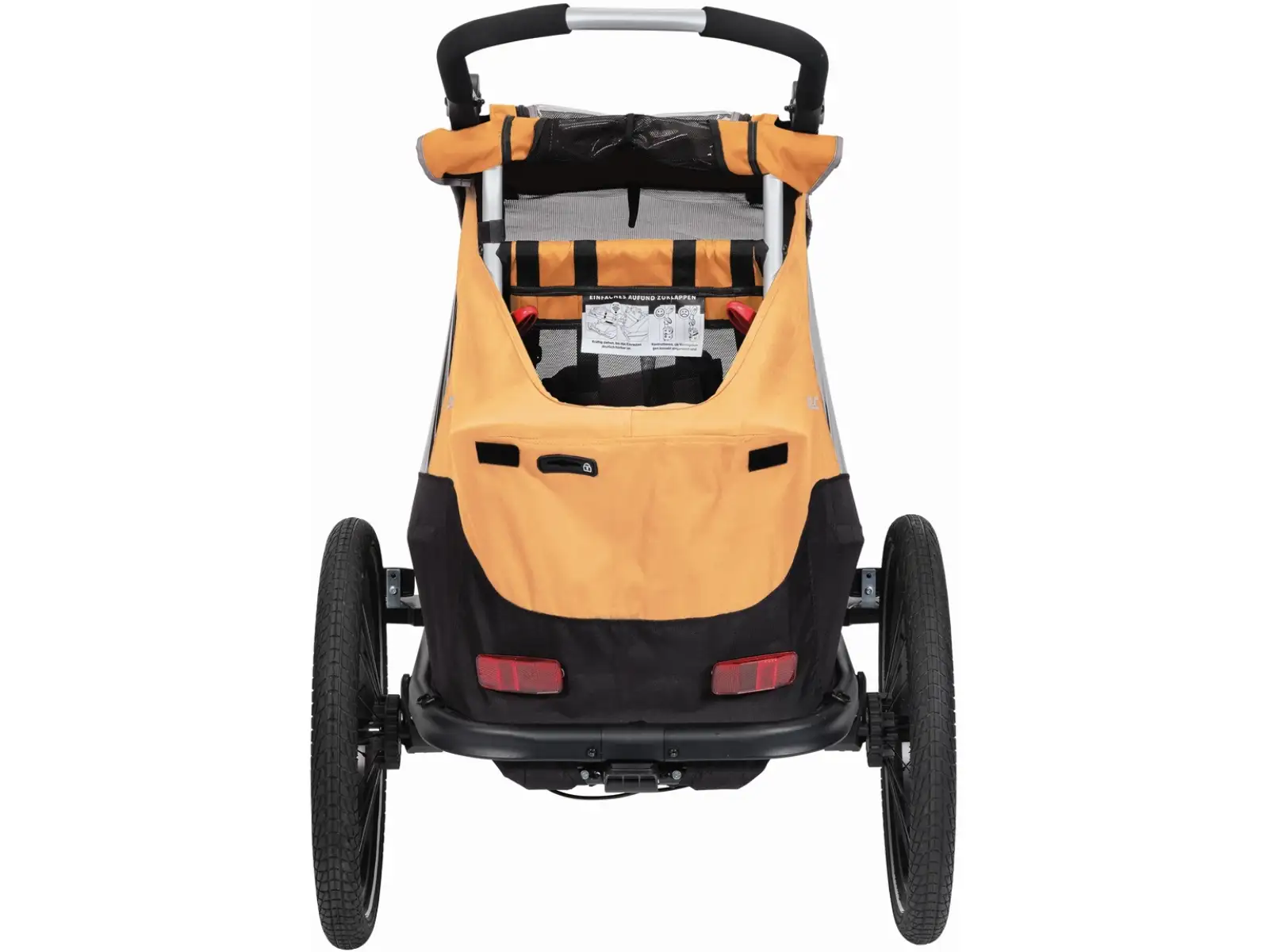 XLC MONOs BS-C09 Kinderanhänger 20" Ringelblume/Anthrazit