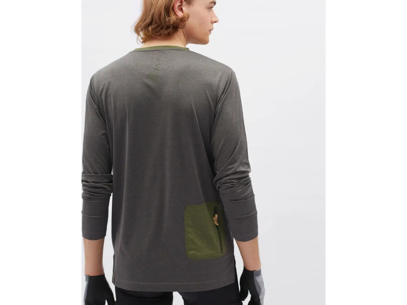 Silvini Casalo Herren Langarmshirt Charcoal/Olive
