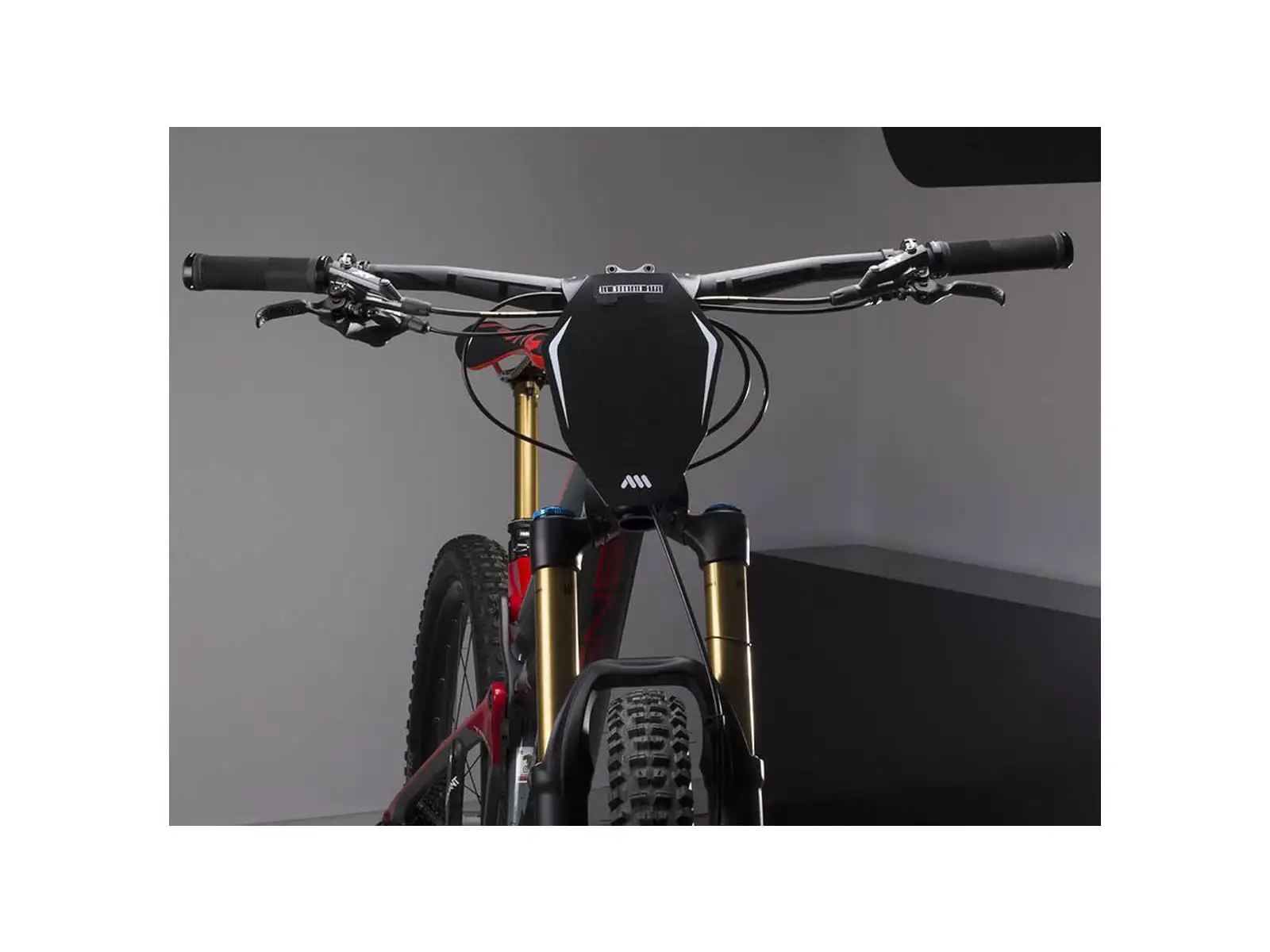 All Mountain Style Number Plate Startnummernschild Black