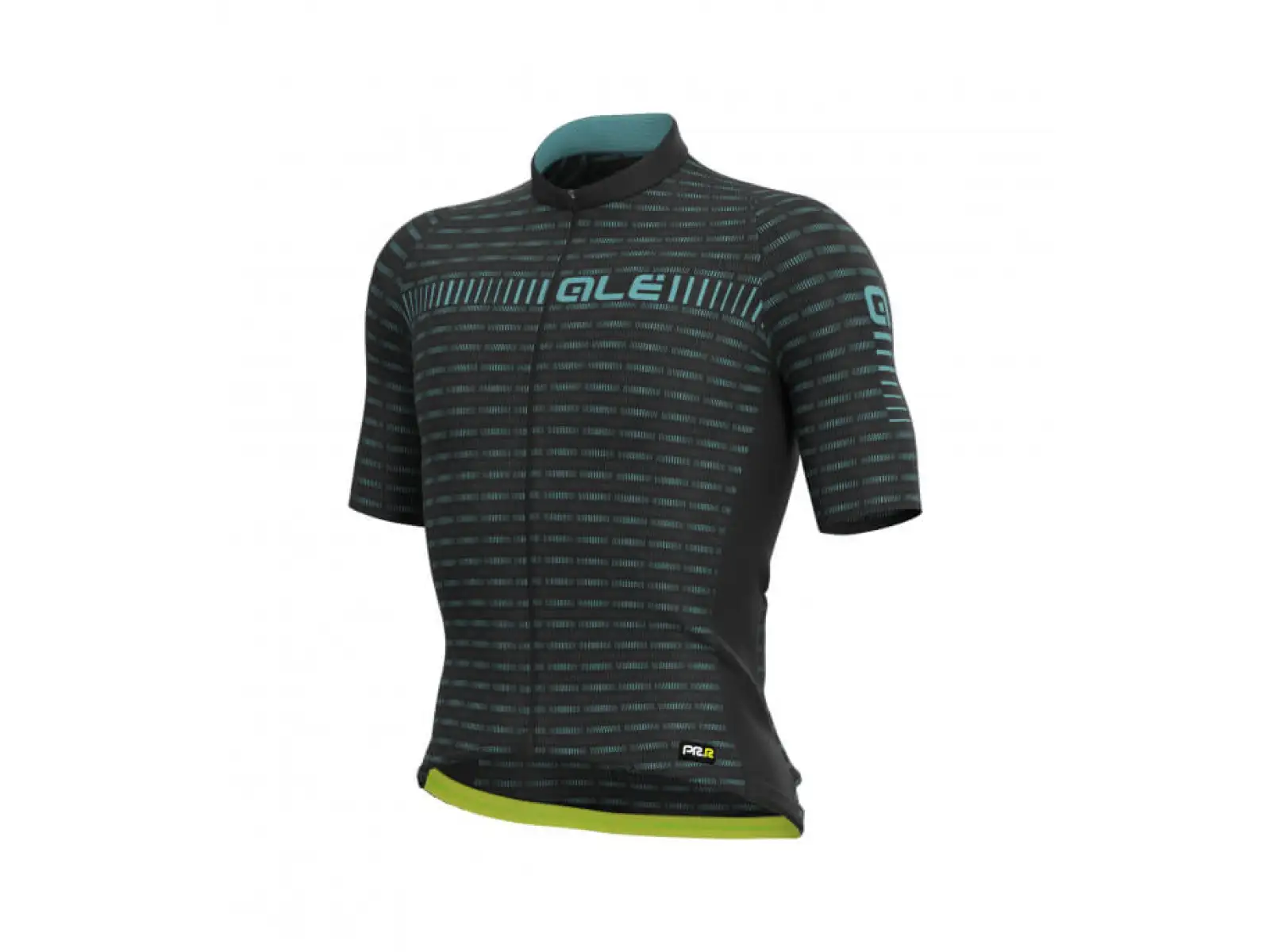ALÉ GRAPHICS Herren Kurzarmtrikot schwarz/türkis