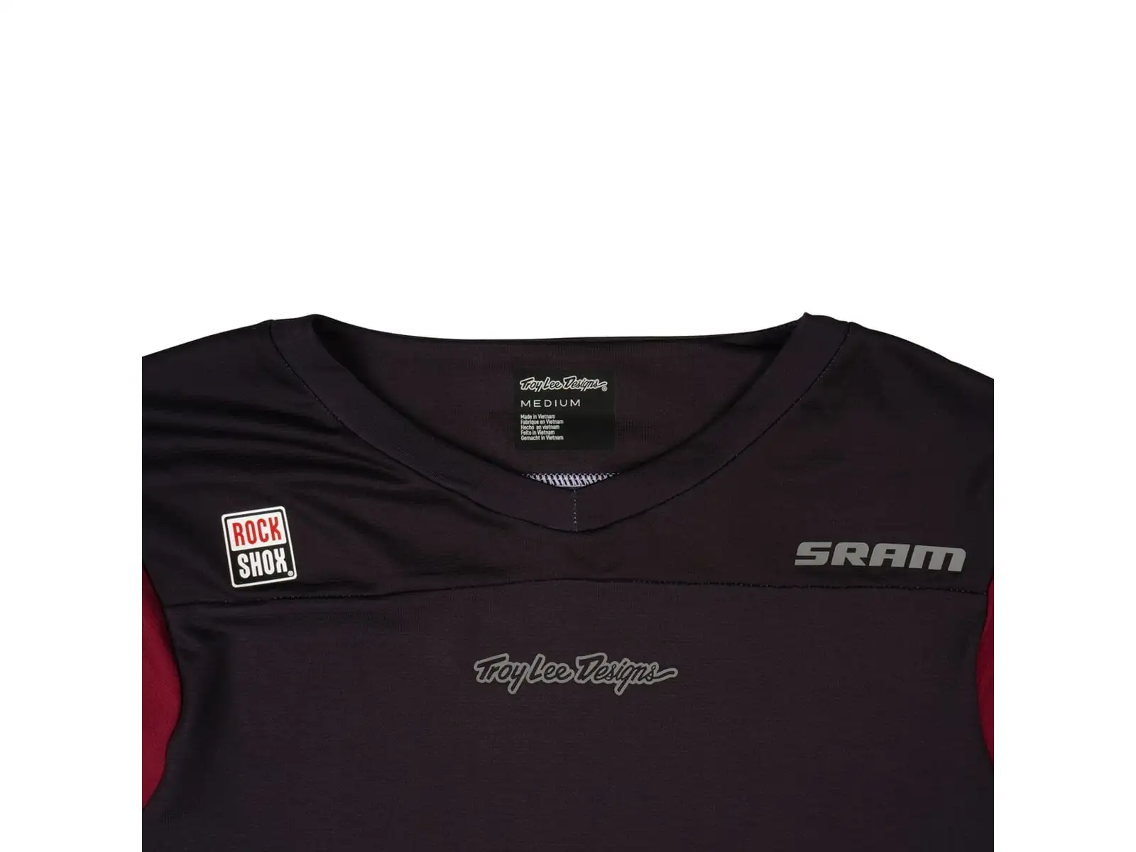 Troy Lee Designs x SRAM Skyline Herren-Trikot langarm Radioscape Black/Berry