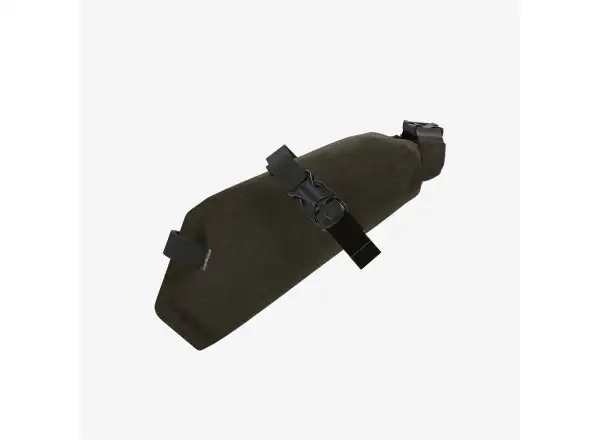 Brooks Scape Saddle Roll Bag Satteltasche in Schlammgrün.