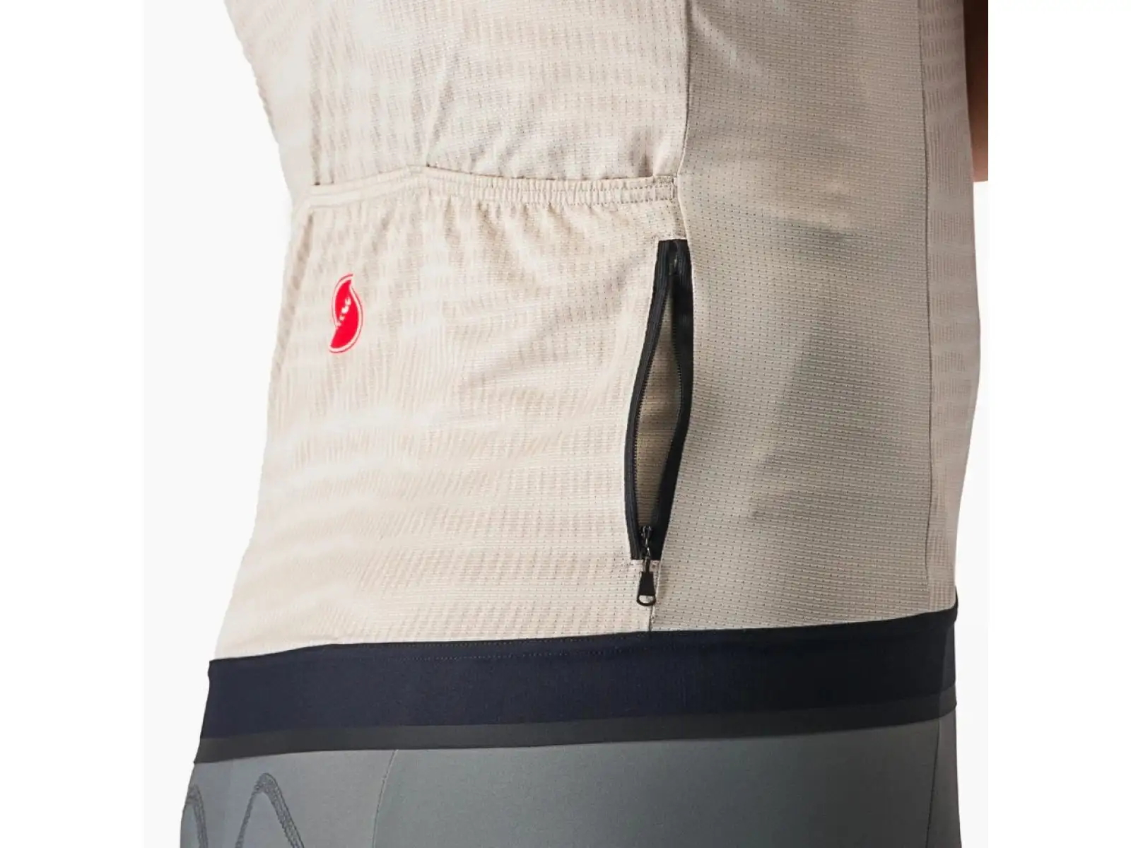 Castelli Unlimited Endurance Herrentrikot mit kurzen Ärmeln Silver Moon