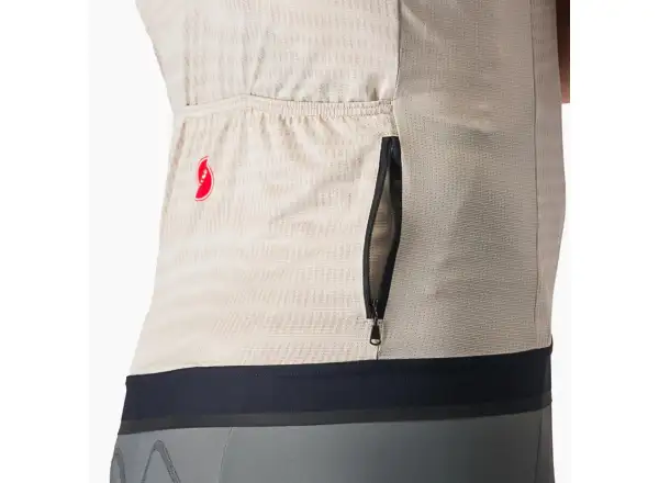 Castelli Unlimited Endurance Herrentrikot mit kurzen Ärmeln Silver Moon