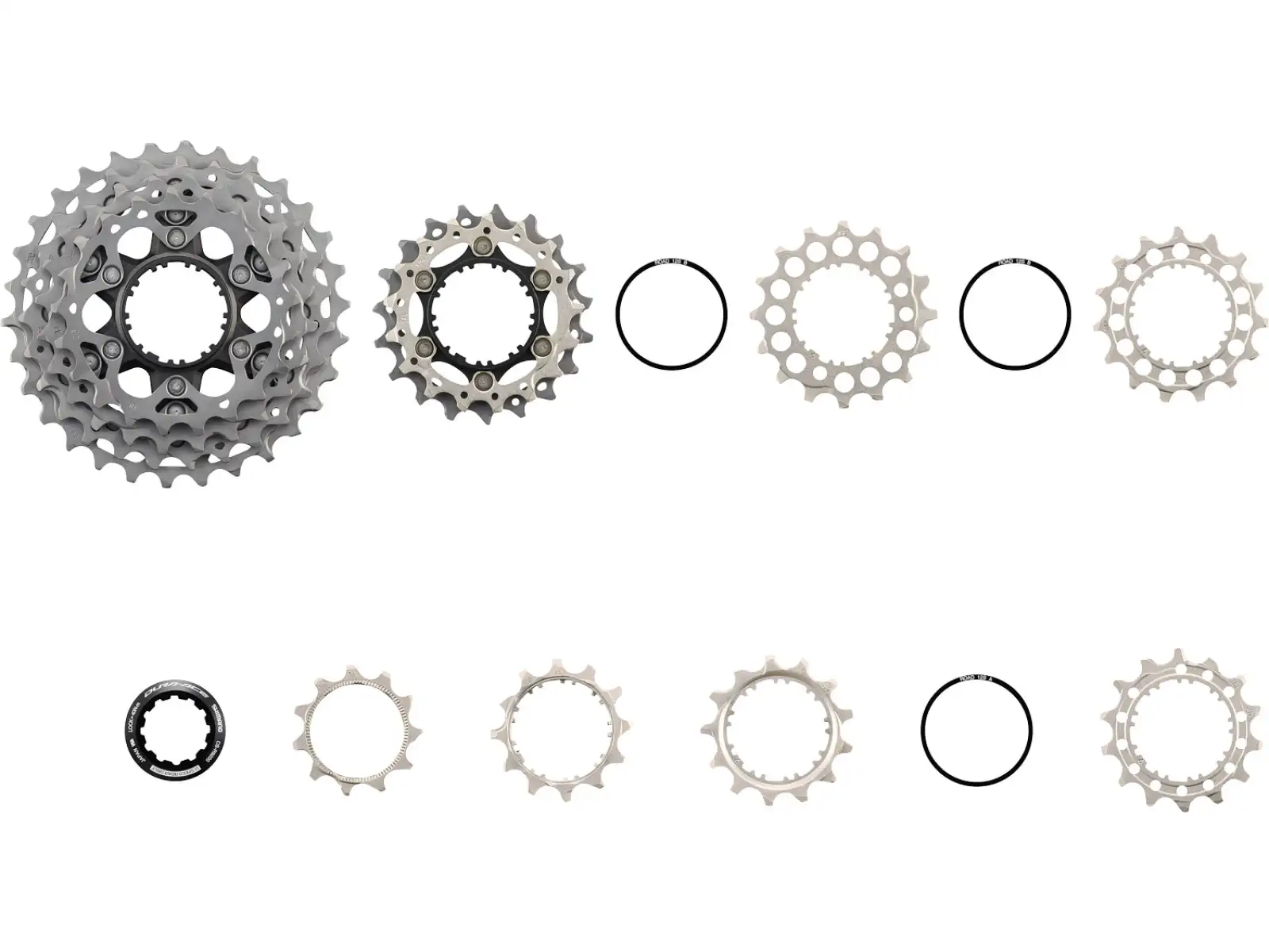 Shimano Dura-Ace CS-R9200-12 12-fach Straßenkassette 11-30 Zähne - Unverpackt