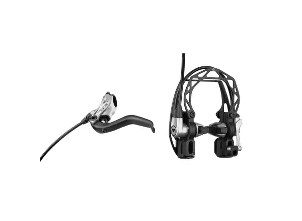 Magura HS33 2-Finger hydraulische Felgenbremse vorne/hinten silber