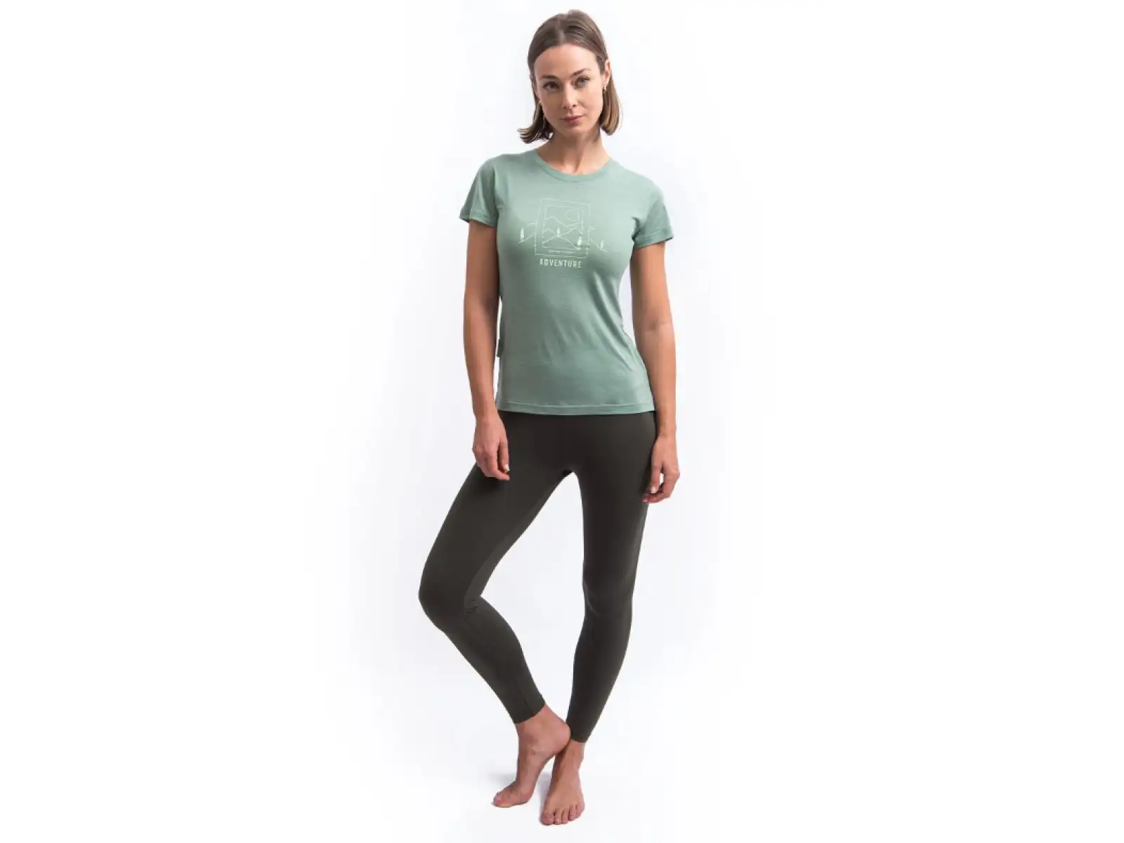 Sensor Merino Air Say Yes Damen T-Shirt Kurzarm Basil Green