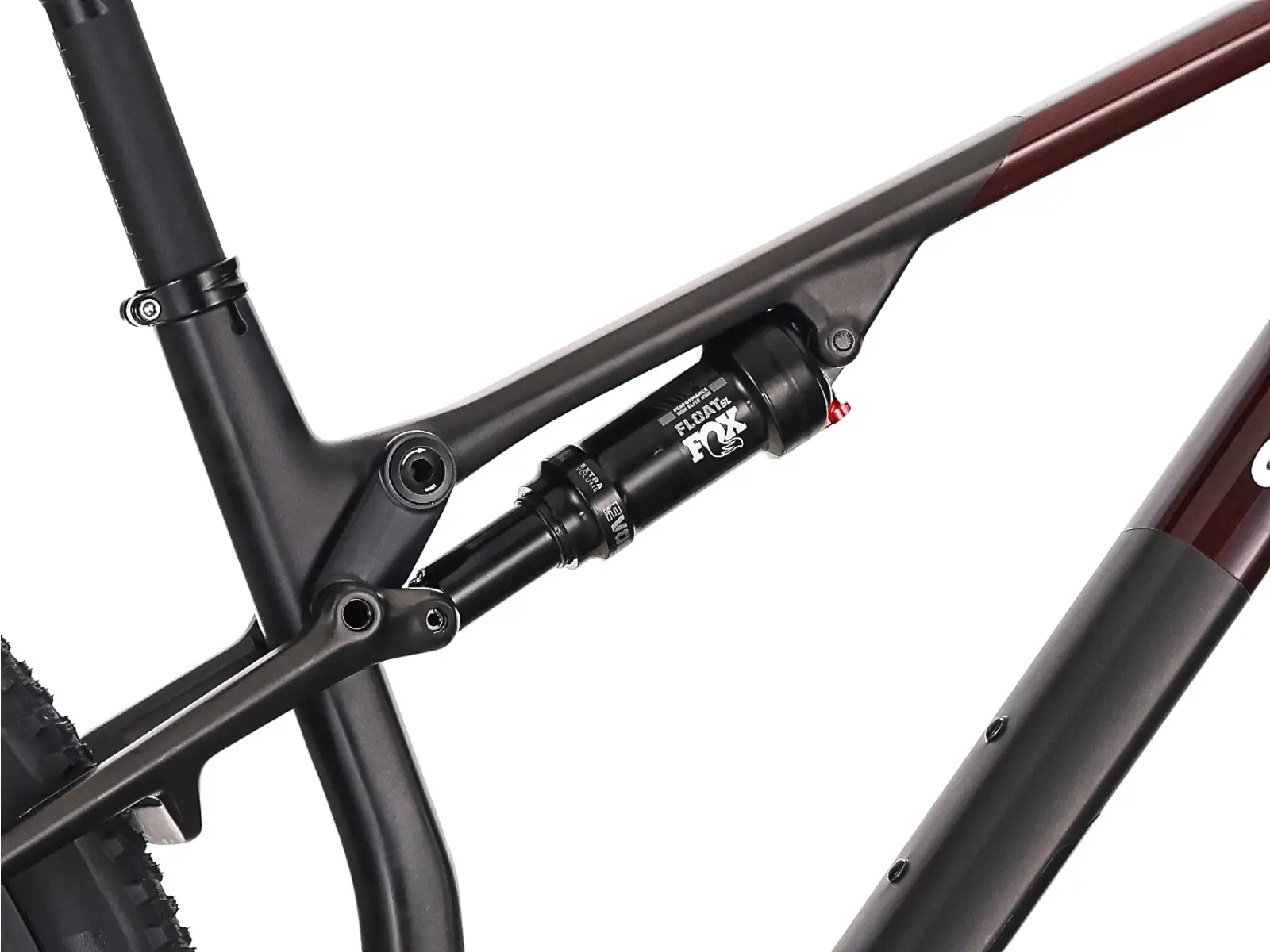 Superior XF 9.6 Team vollgefedertes Red Carbon/Matte Carbon