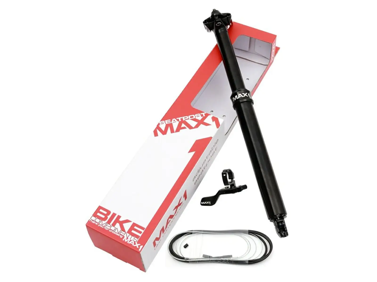 MAX1 Teleskop-Sattelstütze 30,9/410 mm Schwarz