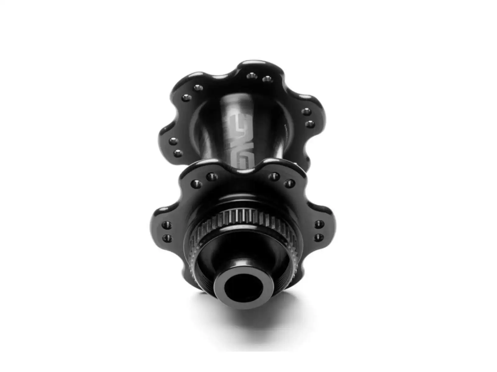 Enve Aluminium Disc CL Vorderradnabe 12x100 mm, 24 Löcher, schwarz.