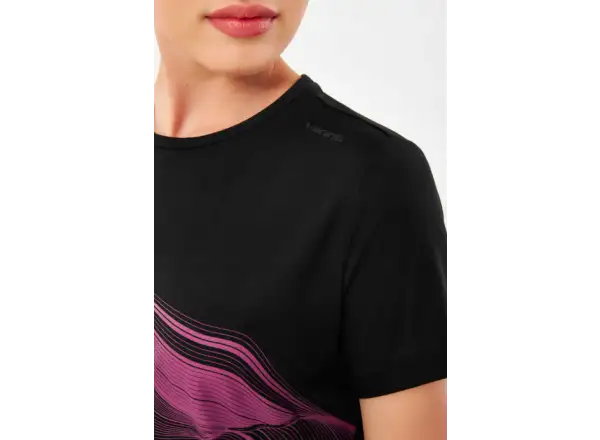 Viking Morain Damen T-Shirt Kurzarm Schwarz