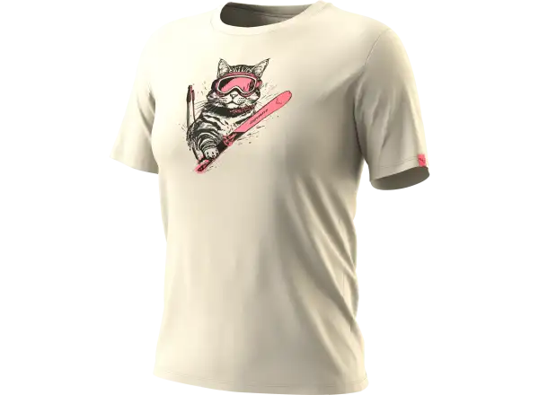 Dynafit Graphic Cotton Damen T-Shirt Kurzarm Nimbus/First Track