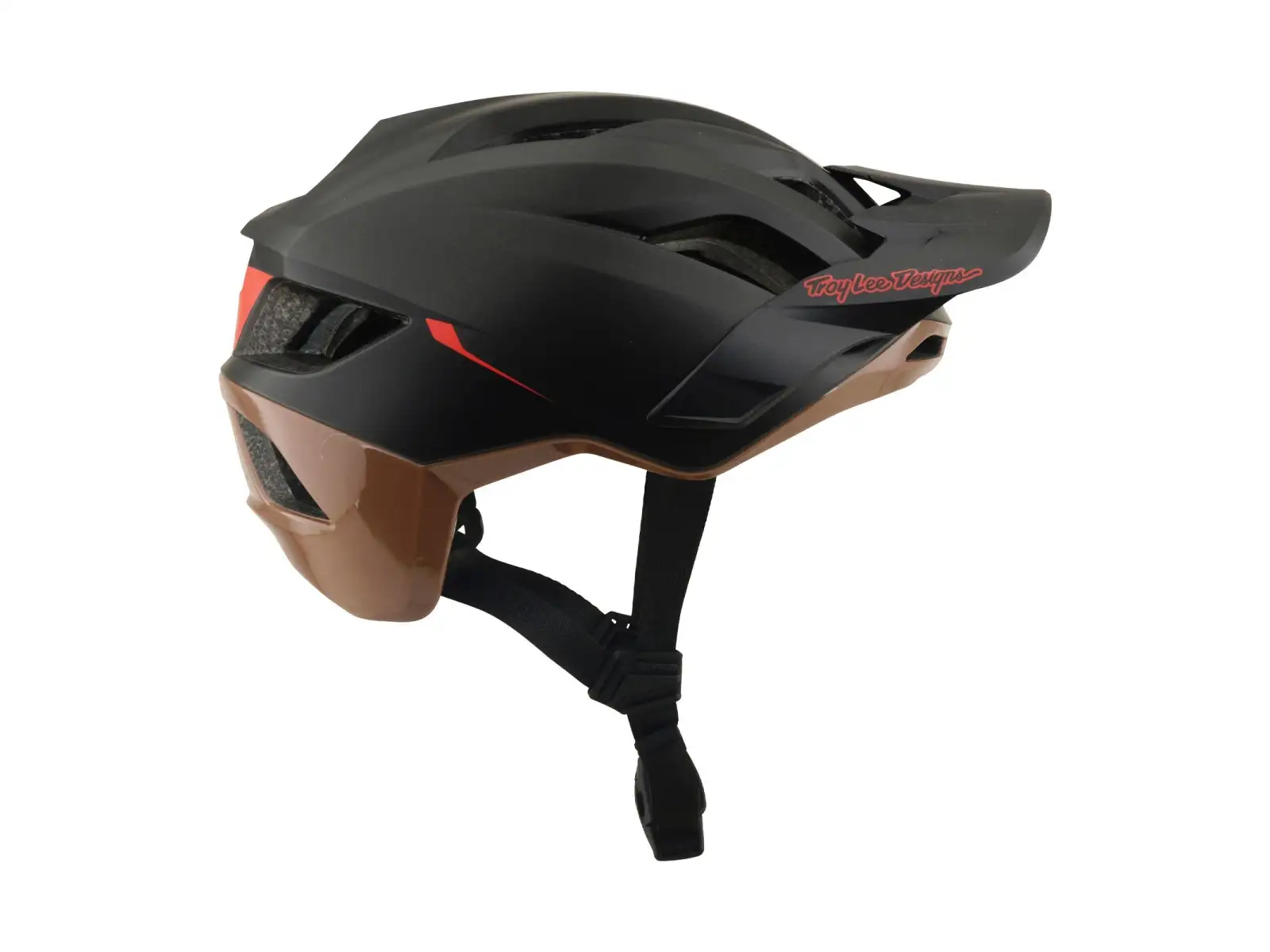 Troy Lee Designs Flowline SE MIPS Helm Stacks Charcoal/Sienna