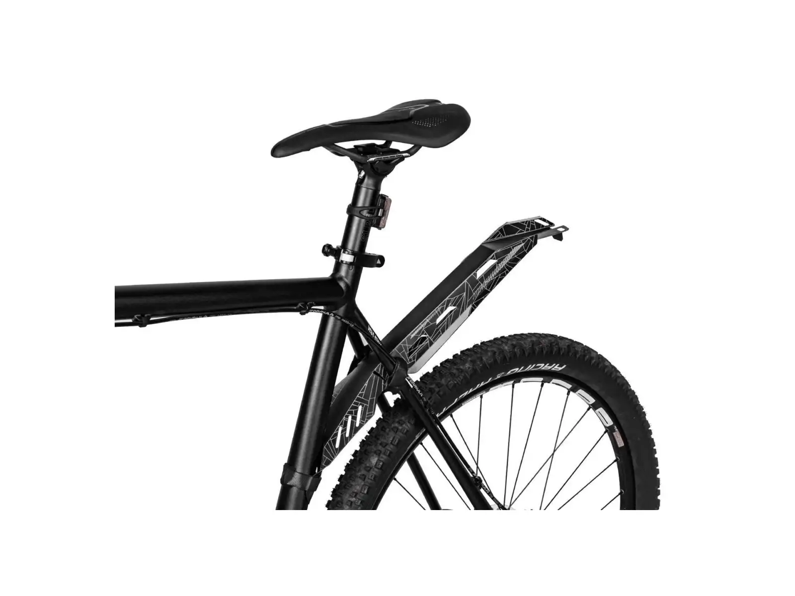 Topeak D-Flash ST hintere Schutzblech schwarz/reflektierend.