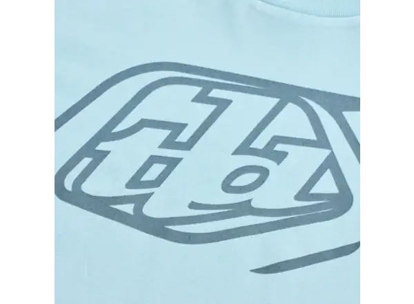 Troy Lee Designs Badge Herren T-Shirt Kurzarm Dawn blue