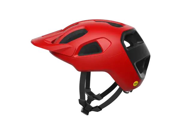 POC Cularis Helm - Prismane Red Matt/Uranium Black Matt