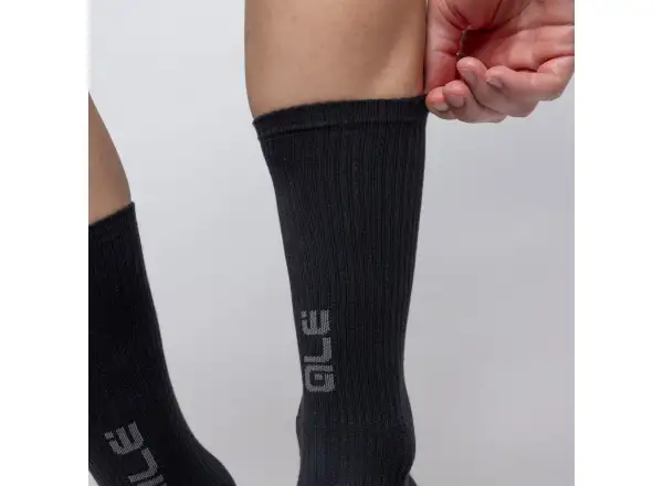 Alé Accessori Primaloft Merino Fahrradsocken Black