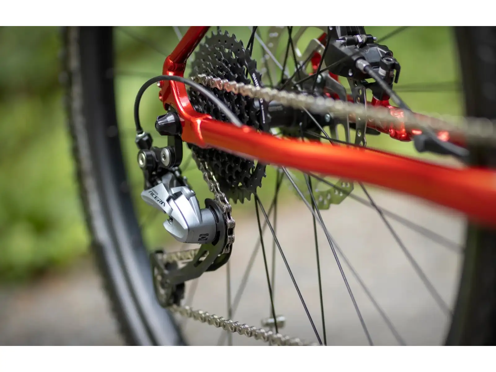 Superior eXC 7019 B E-Mountainbike Gloss Dark Red/Chrome Silver