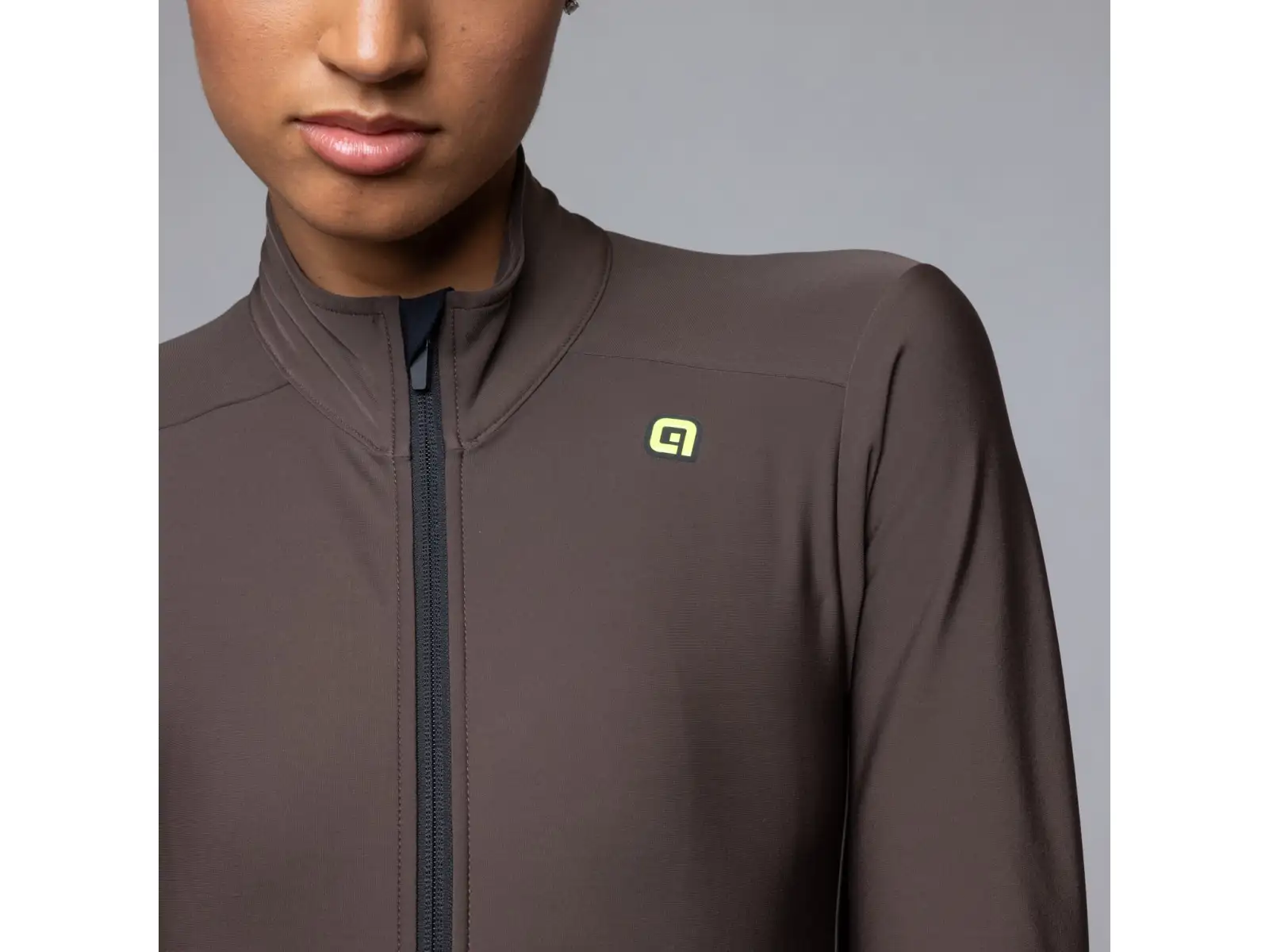 Alé Klimatik K-Idro Damen Thermo-Trikot Langarm Coffee