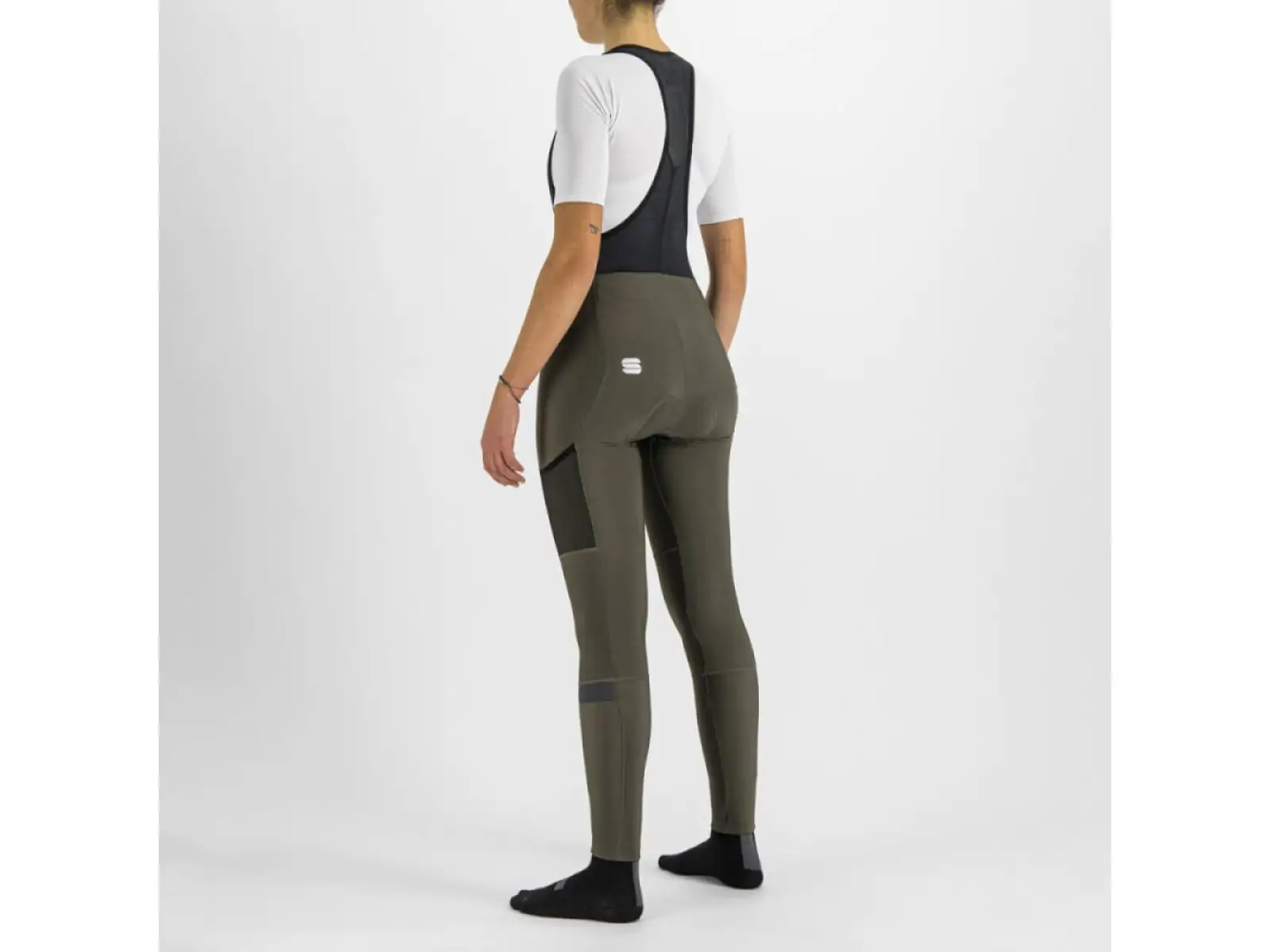 Sportful Giara Damenradhose mit Latz und Polsterung Mud