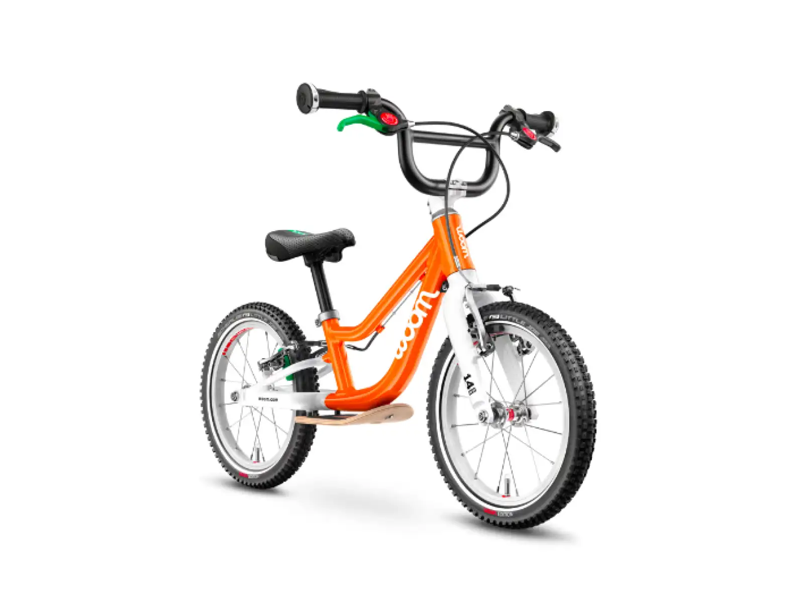 Woom 1 Plus Flame Orange 14" Kinderlaufrad