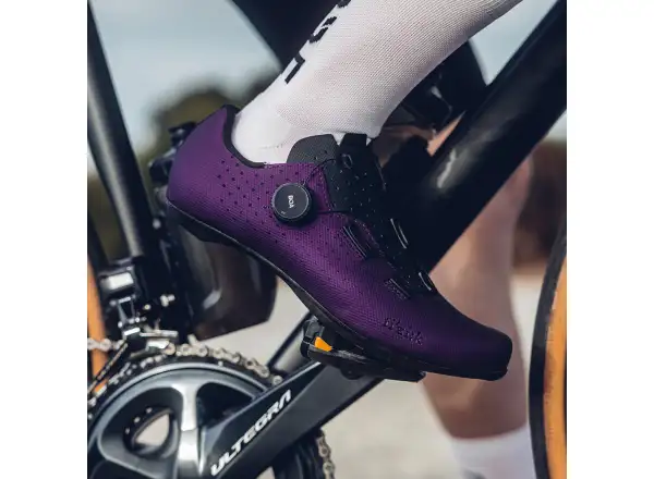 Fizik Tempo Decos Carbon Rennrad Herrenschuhe Aubergine/Black