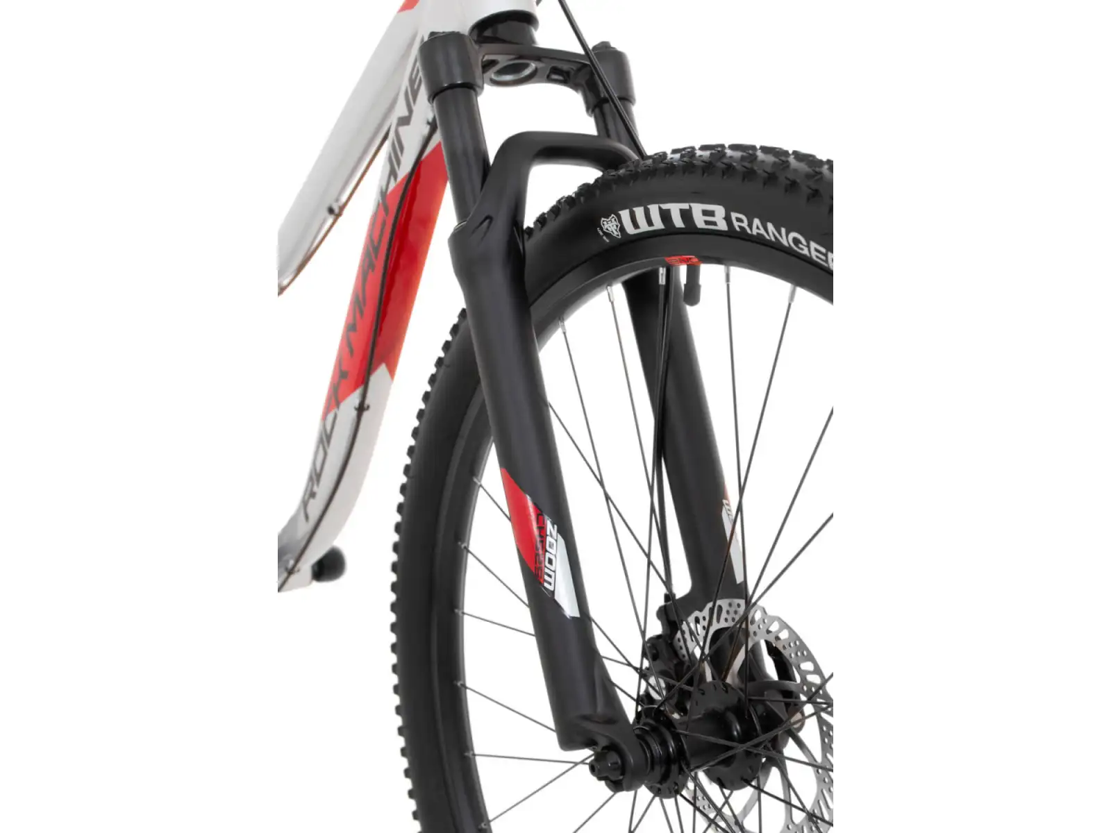 Rock Machine Storm 27 MD Kinderfahrrad Gloss Silver/Black/Red
